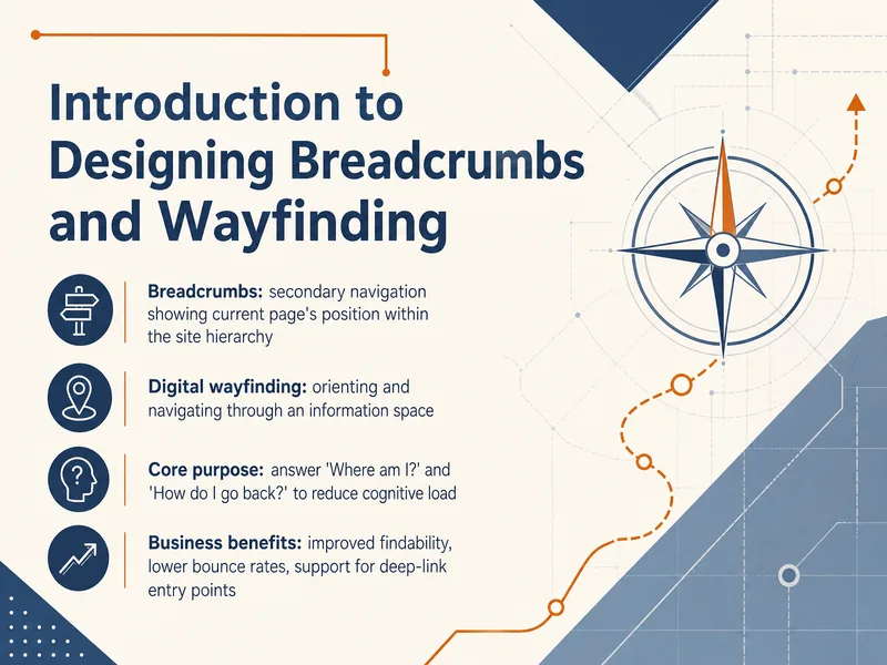 Breadcrumb Design & Wayfinding — digital-human course