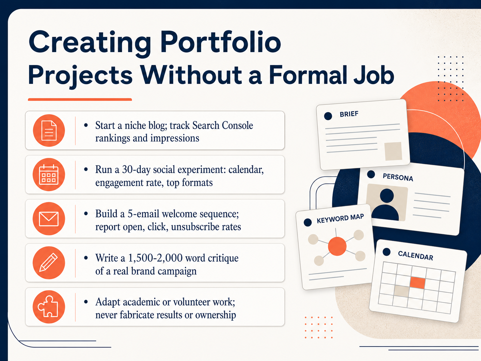 Creating Portfolio Projects Without a Formal Job