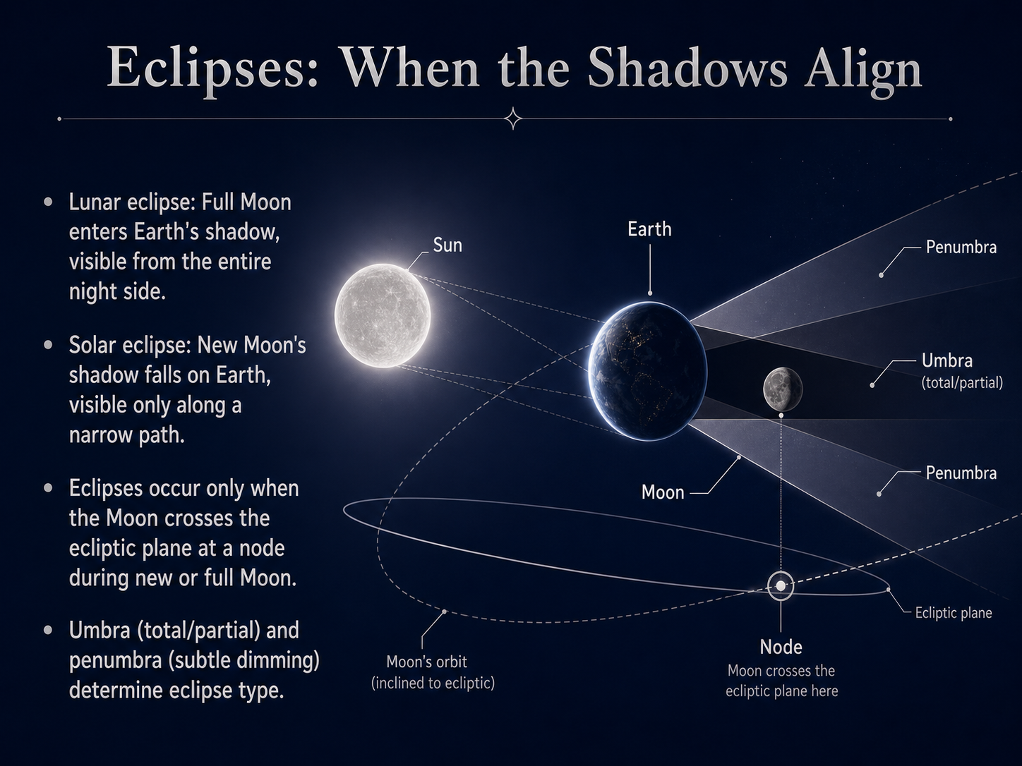 Eclipses: When the Shadows Align