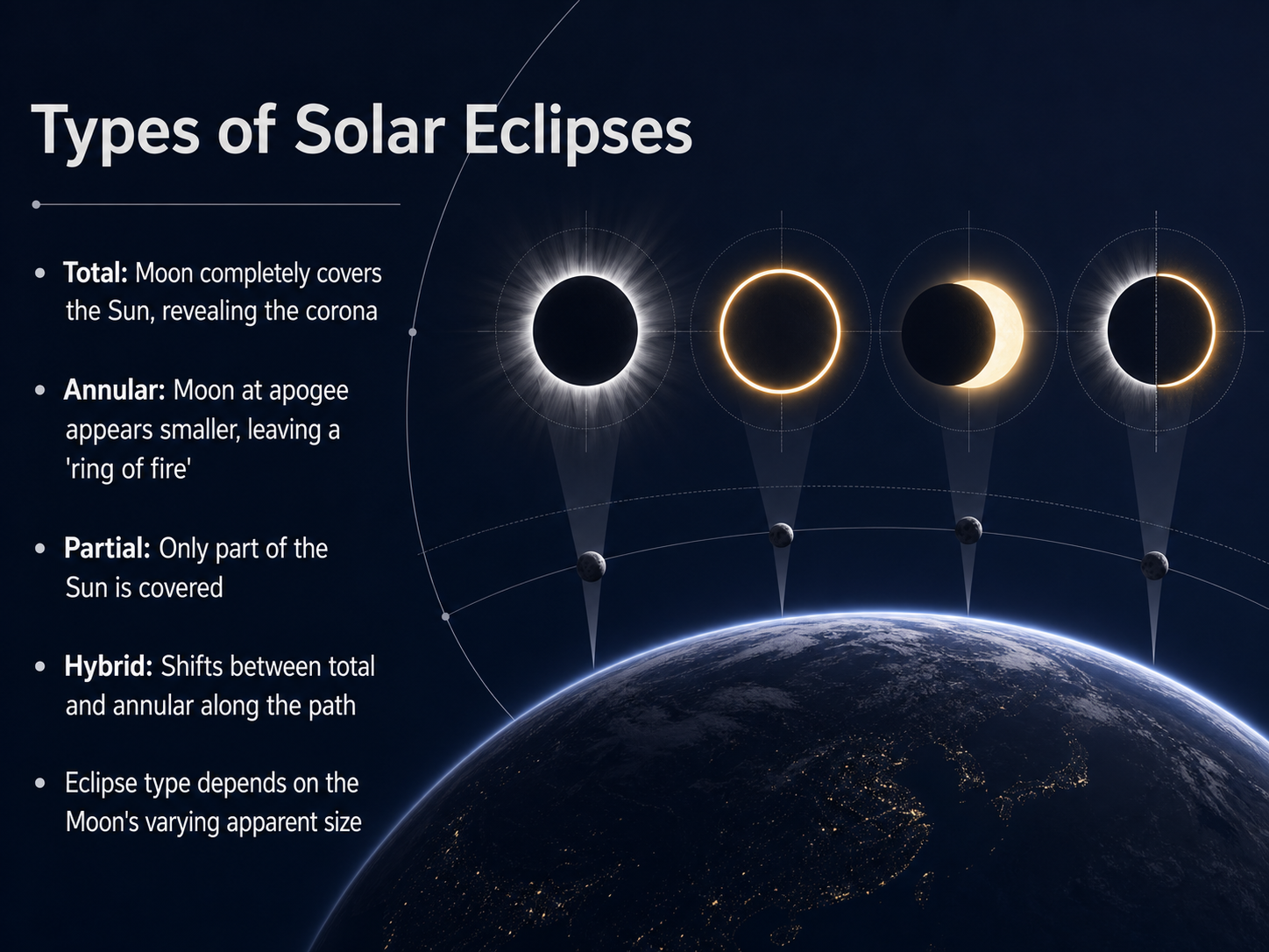 Types of Solar Eclipses