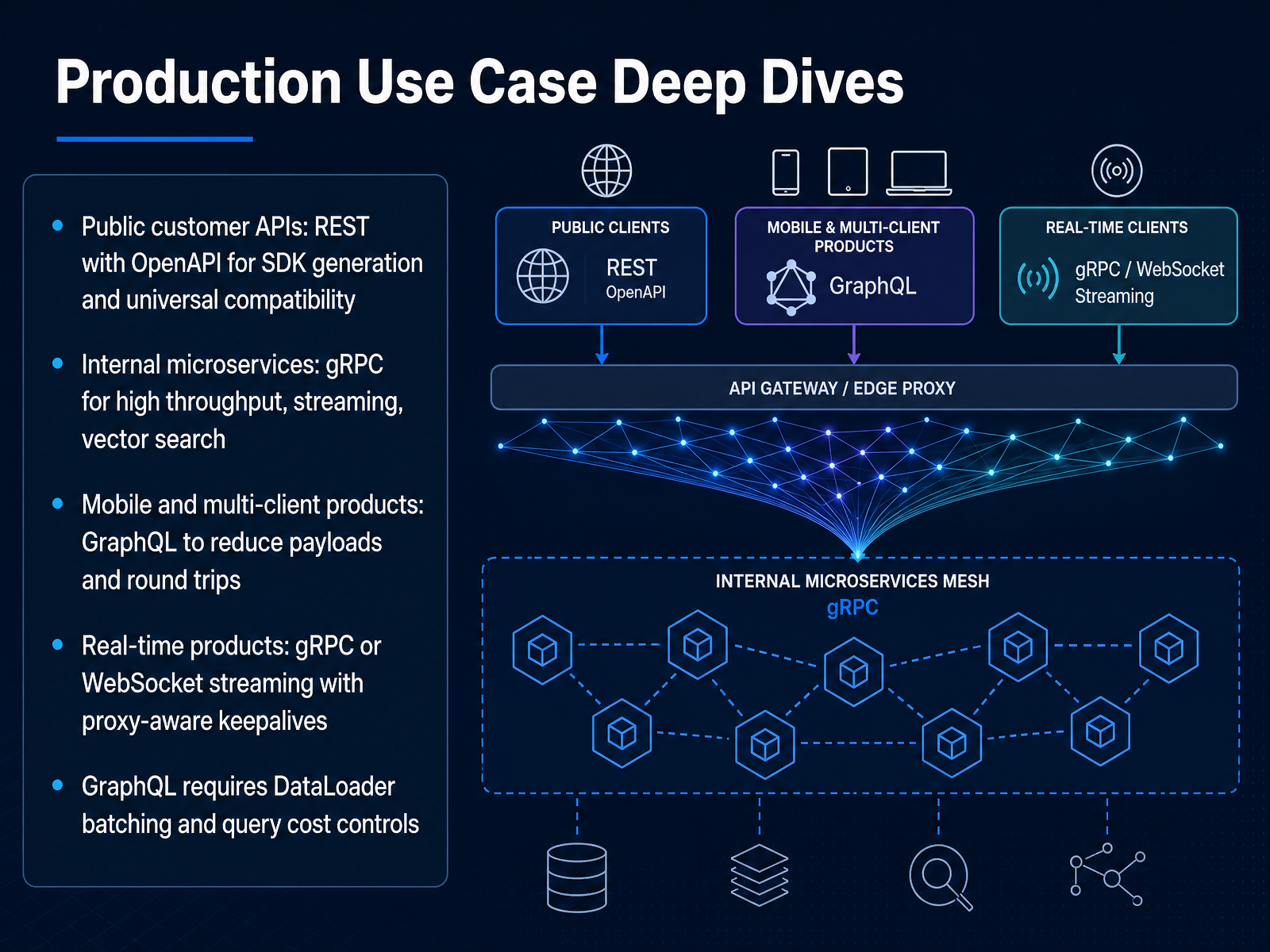 Production Use Case Deep Dives