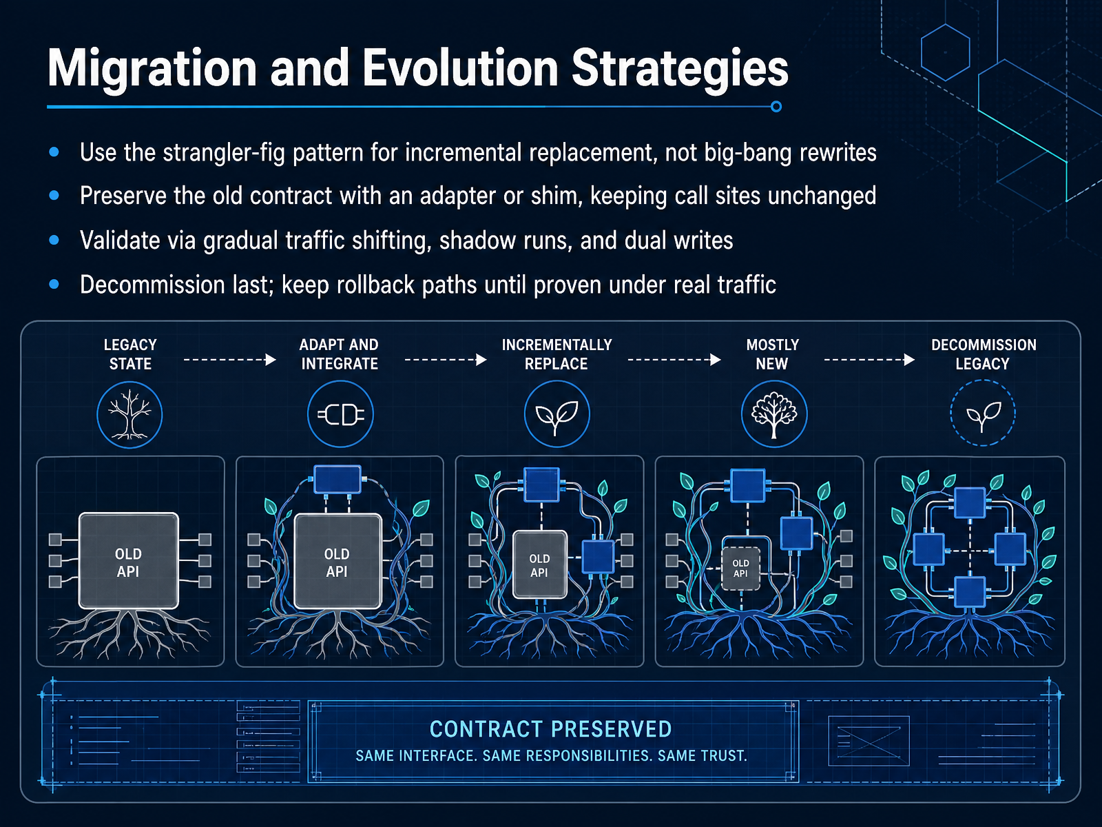 Migration and Evolution Strategies
