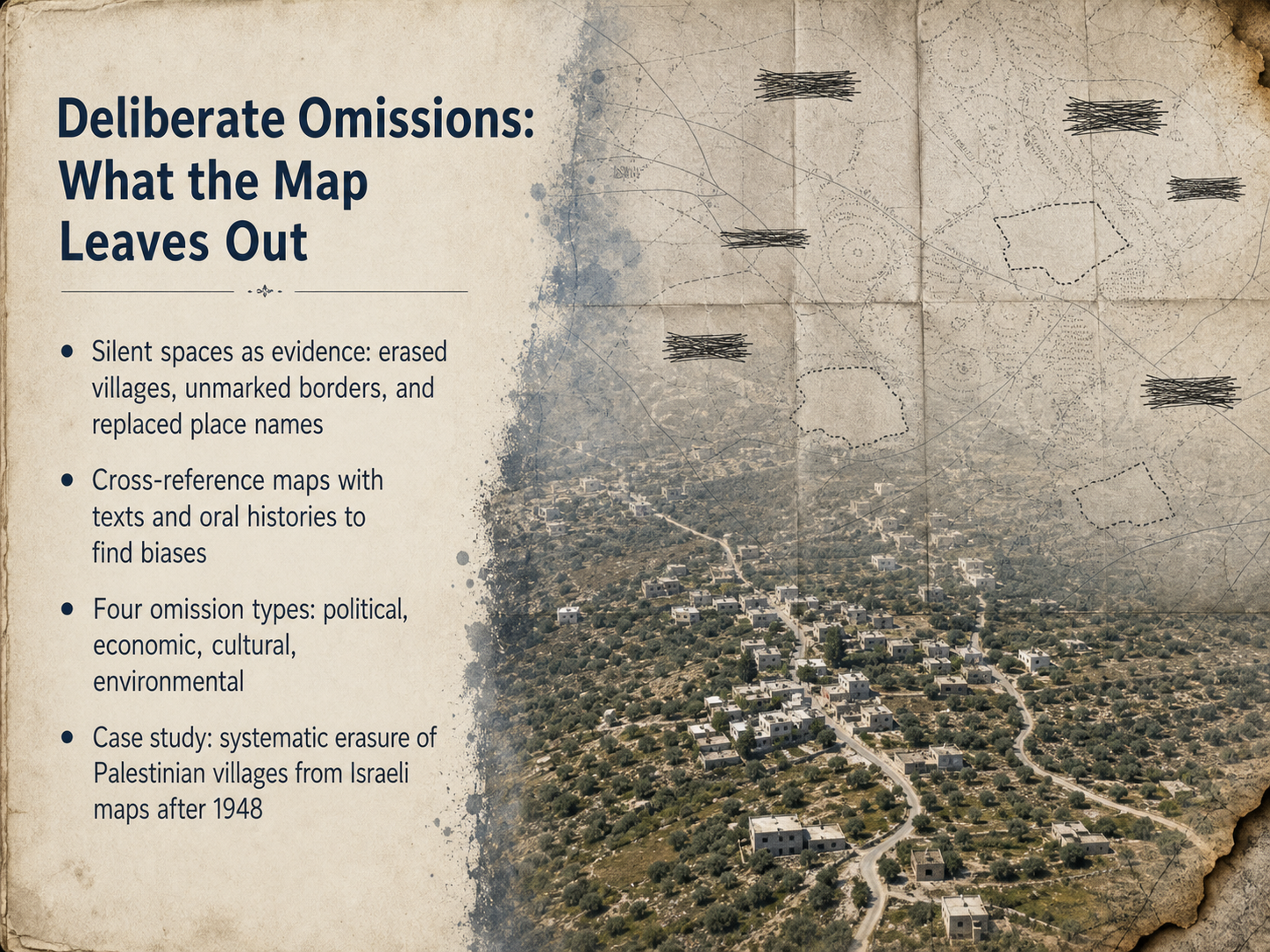 Deliberate Omissions: What the Map Leaves Out