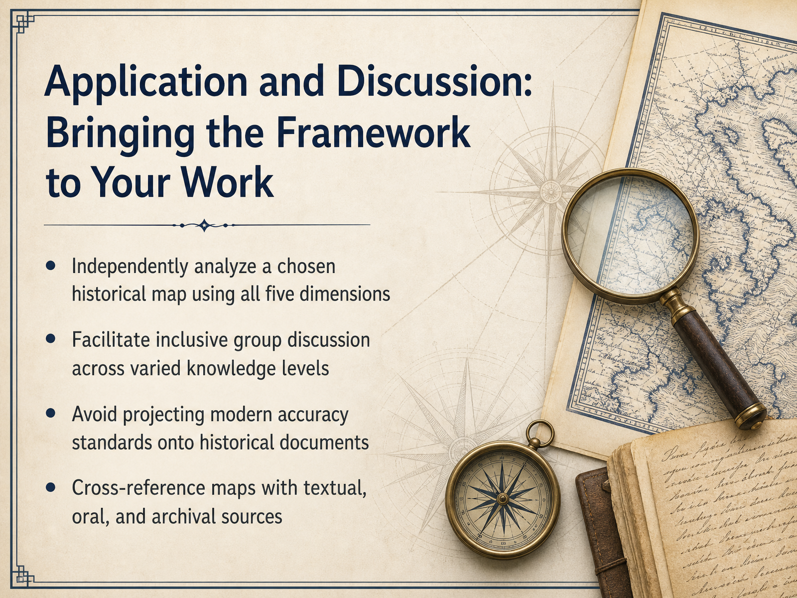 Application and Discussion: Bringing the Framework to Your Work