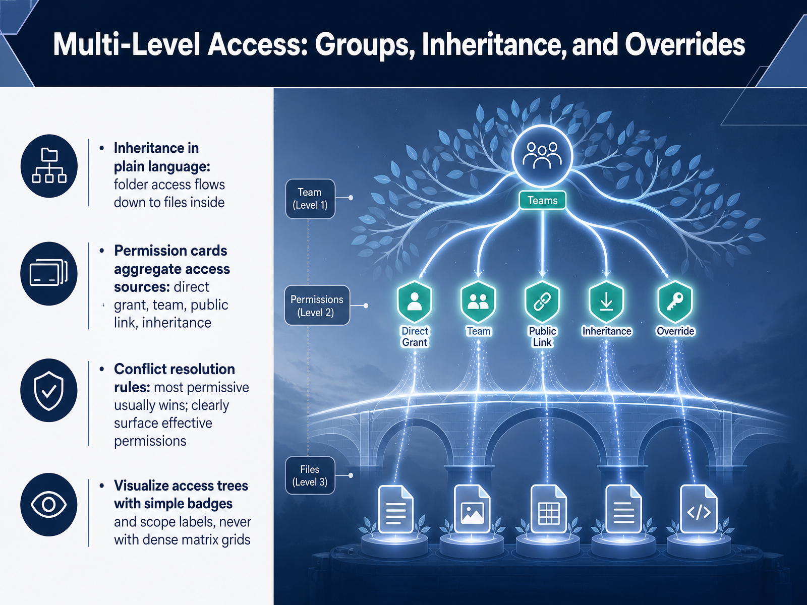 Multi-Level Access: Groups, Inheritance, and Overrides