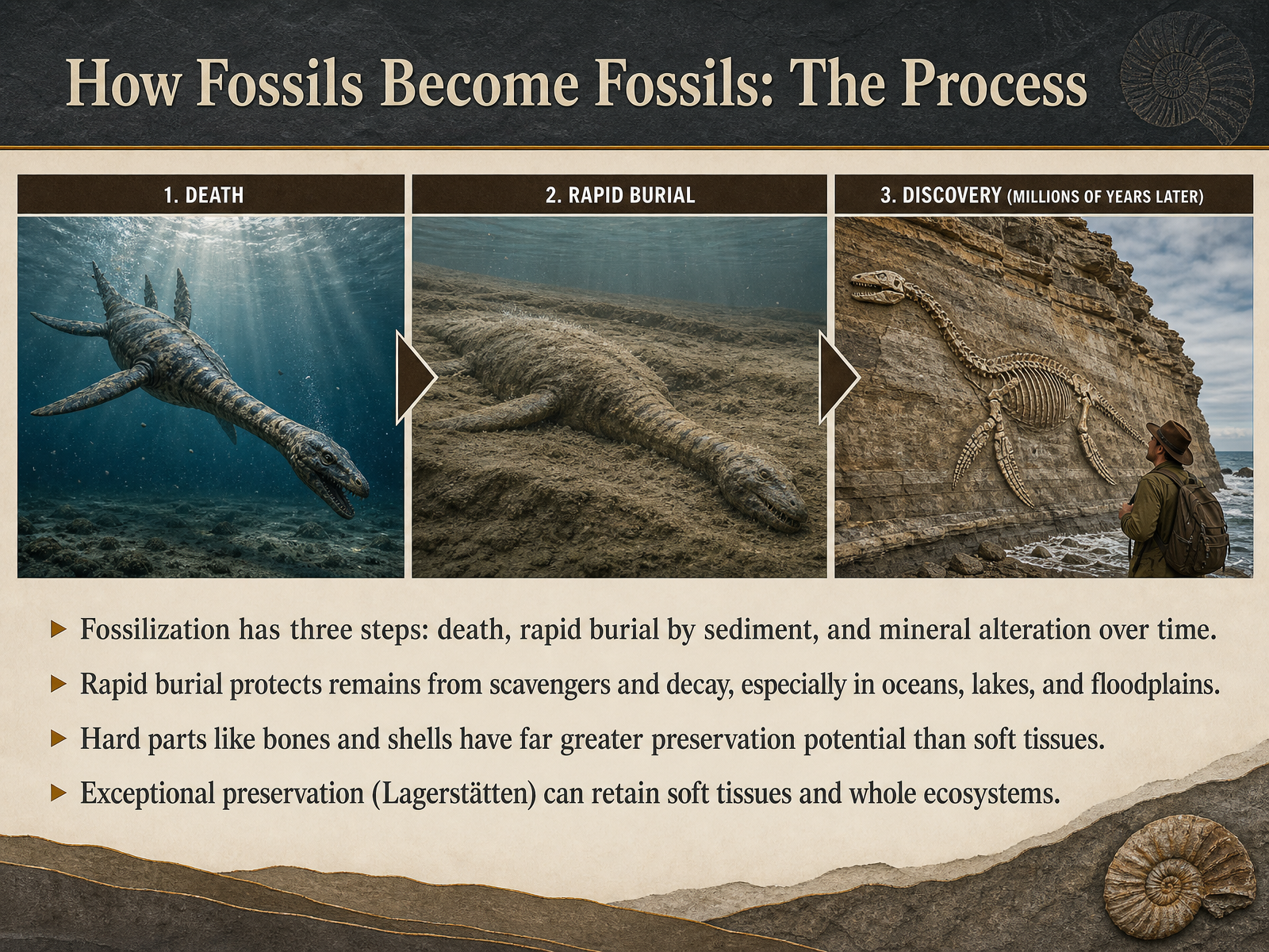 How Fossils Become Fossils: The Process