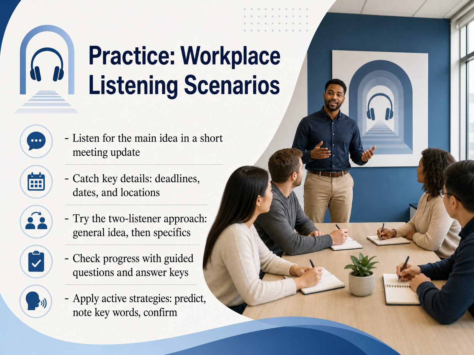 Practice: Workplace Listening Scenarios