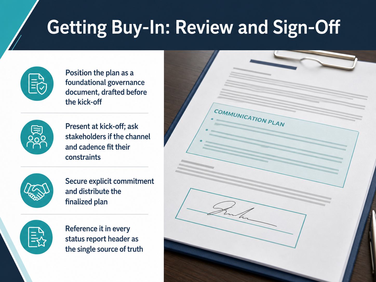 Getting Buy-In: Review and Sign-Off