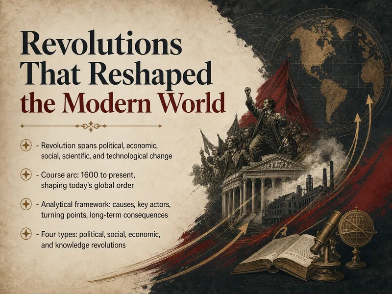Revolutions That Shaped Modern World — digital-human course