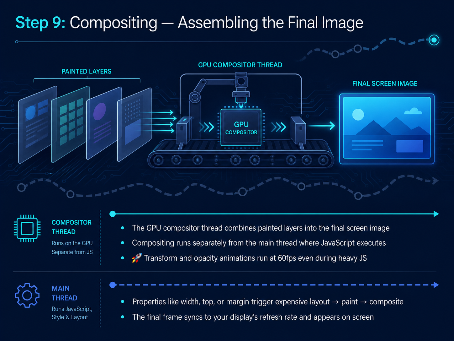 Step 9: Compositing — Assembling the Final Image