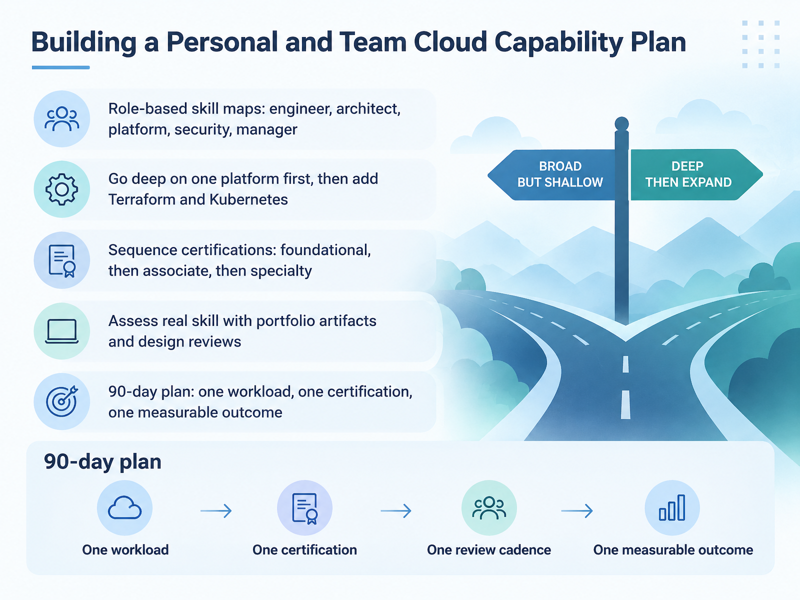 Building a Personal and Team Cloud Capability Plan