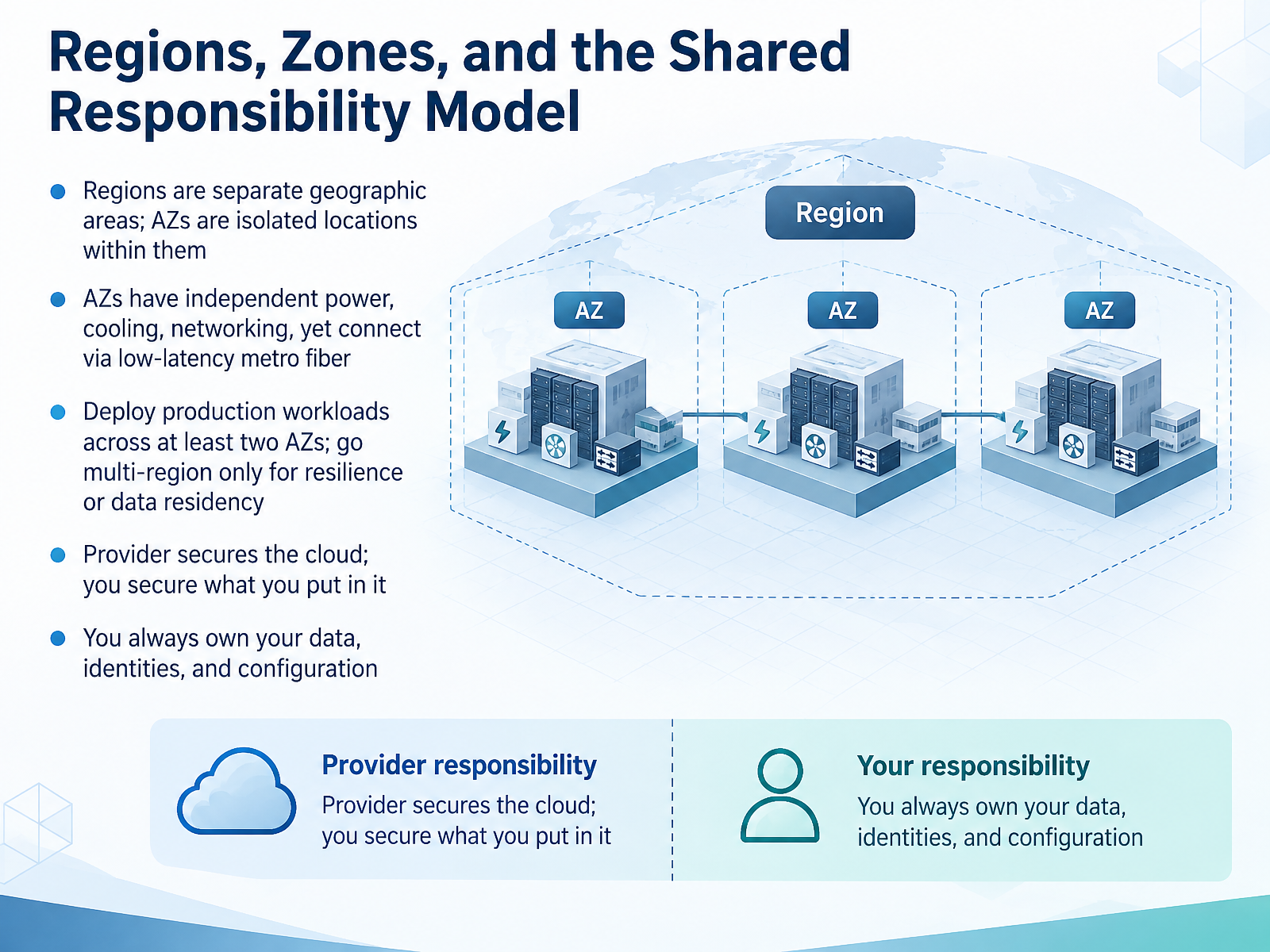 Regions, Zones, and the Shared Responsibility Model