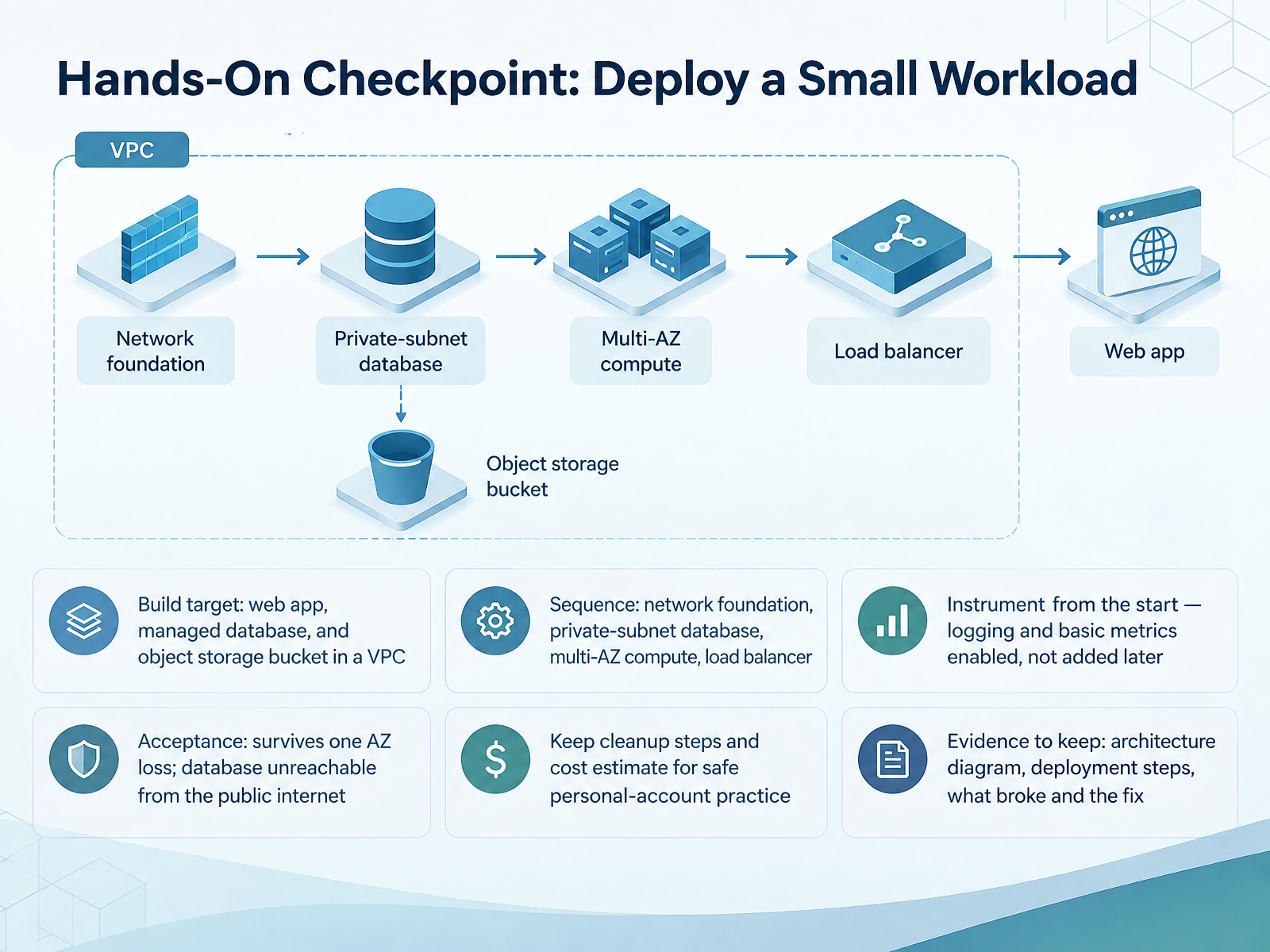 Hands-On Checkpoint: Deploy a Small Workload
