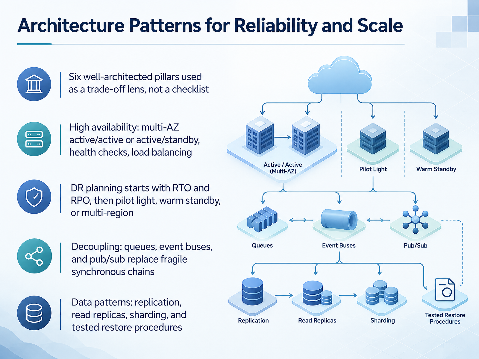 Architecture Patterns for Reliability and Scale