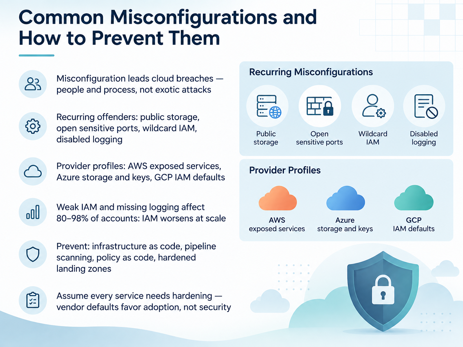 Common Misconfigurations and How to Prevent Them