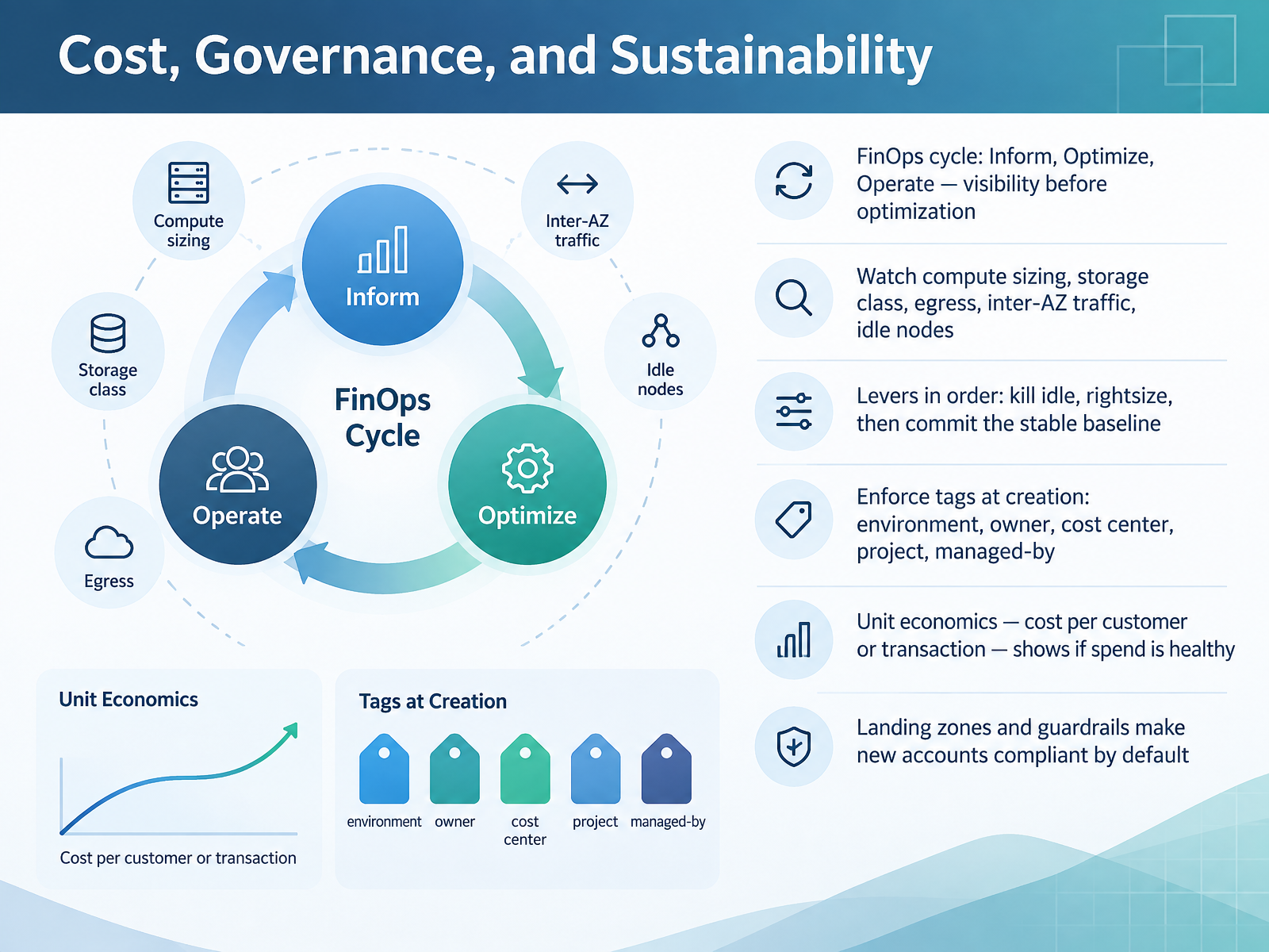 Cost, Governance, and Sustainability
