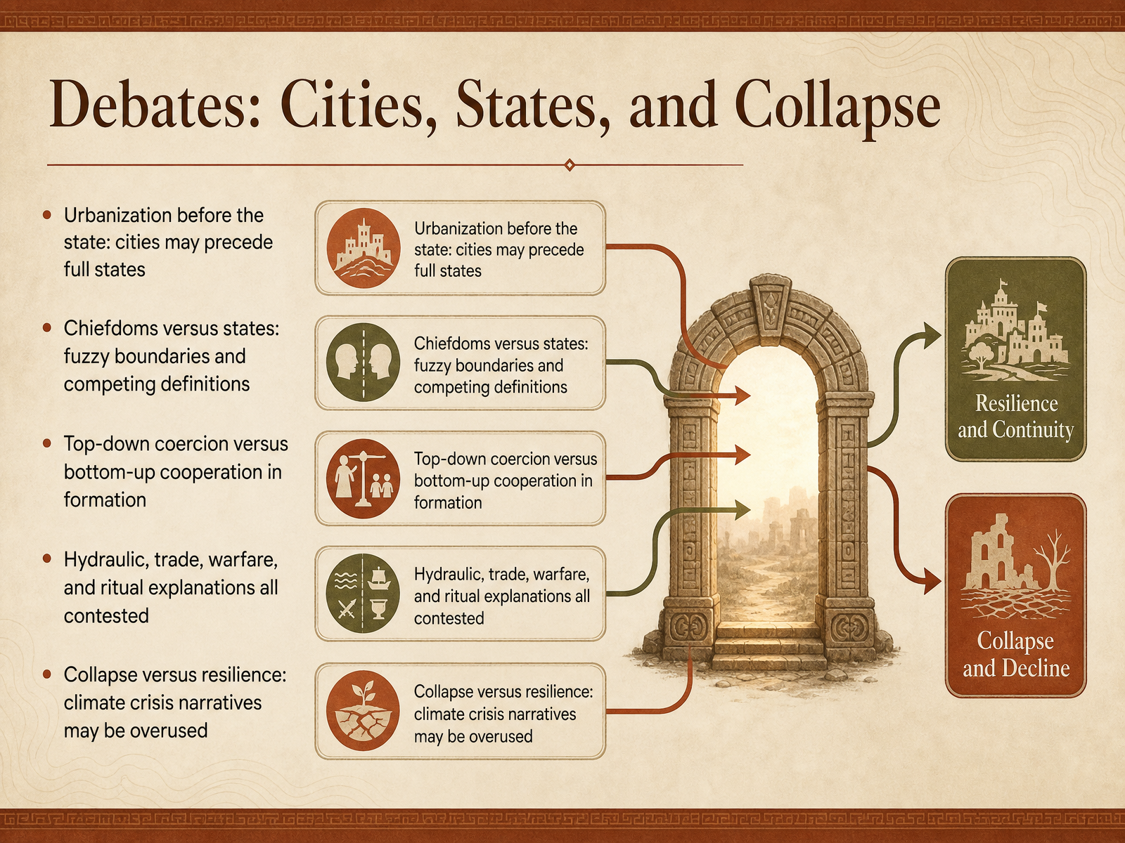 Debates: Cities, States, and Collapse