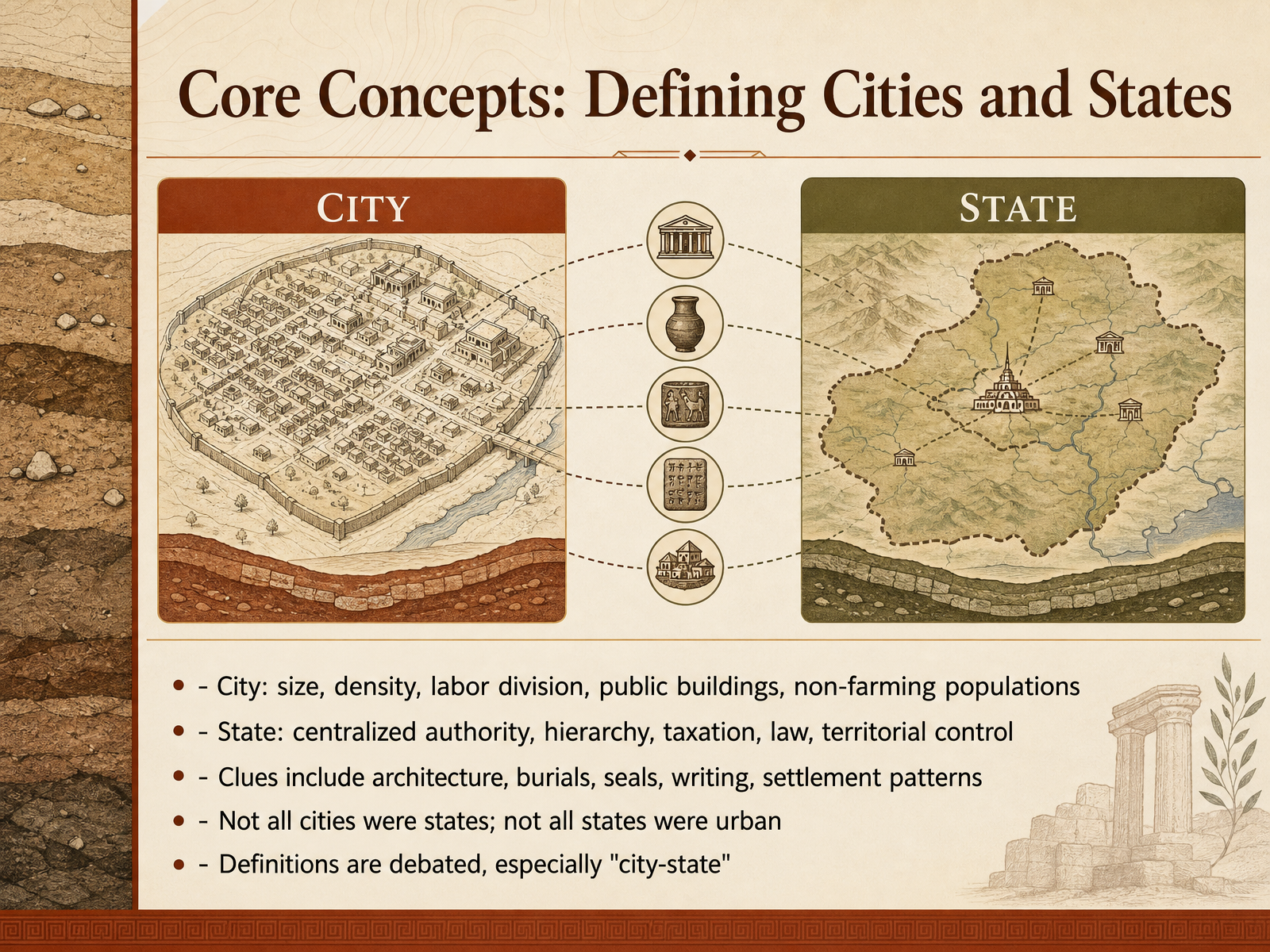 Core Concepts: Defining Cities and States