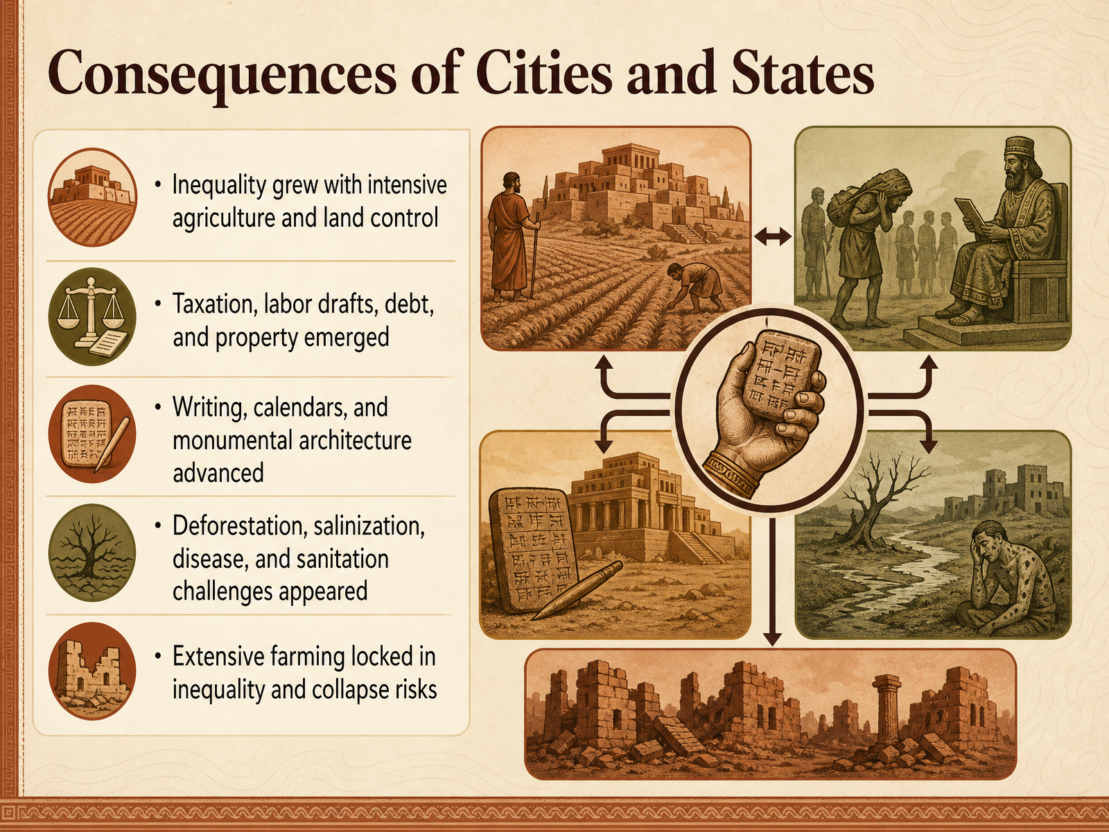Consequences of Cities and States