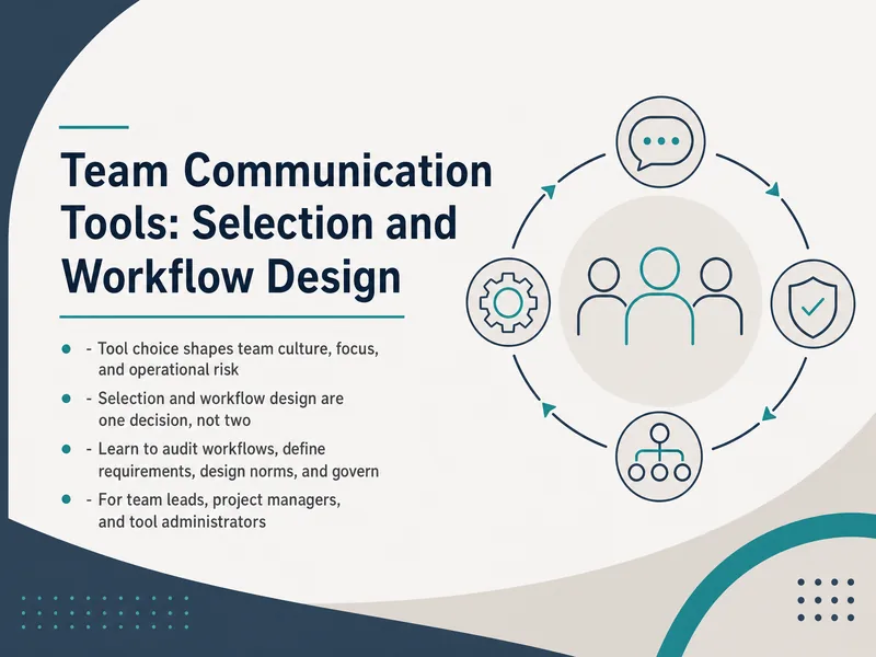 Team Communication Tools Selection and Workflow Design — digital-human course