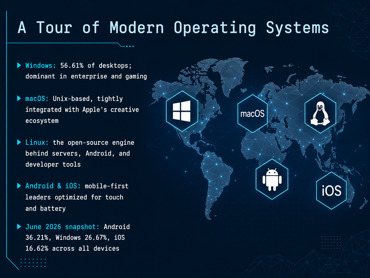 A Tour of Modern Operating Systems