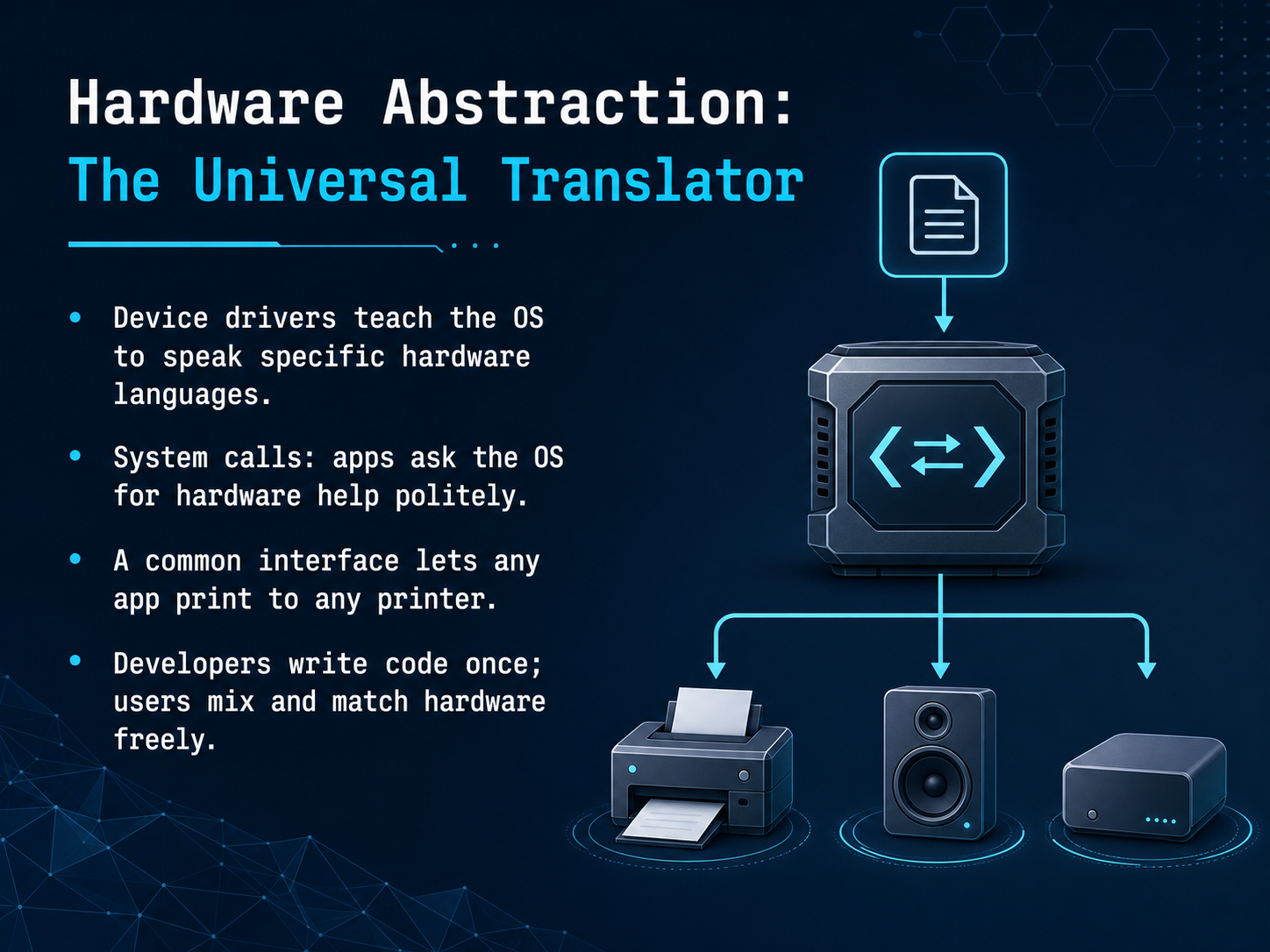 Hardware Abstraction: The Universal Translator