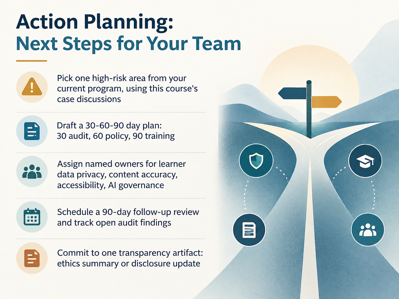 Action Planning: Next Steps for Your Team