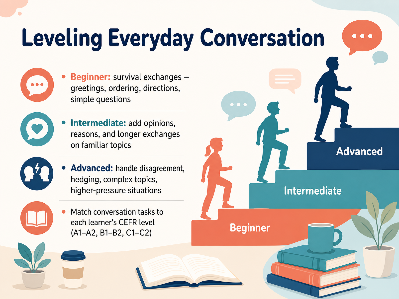 Leveling Everyday Conversation