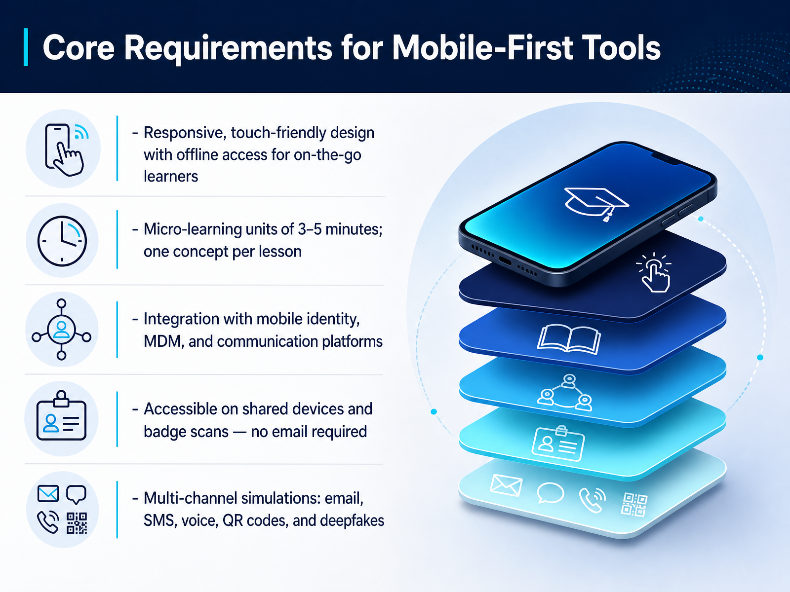 Core Requirements for Mobile-First Tools