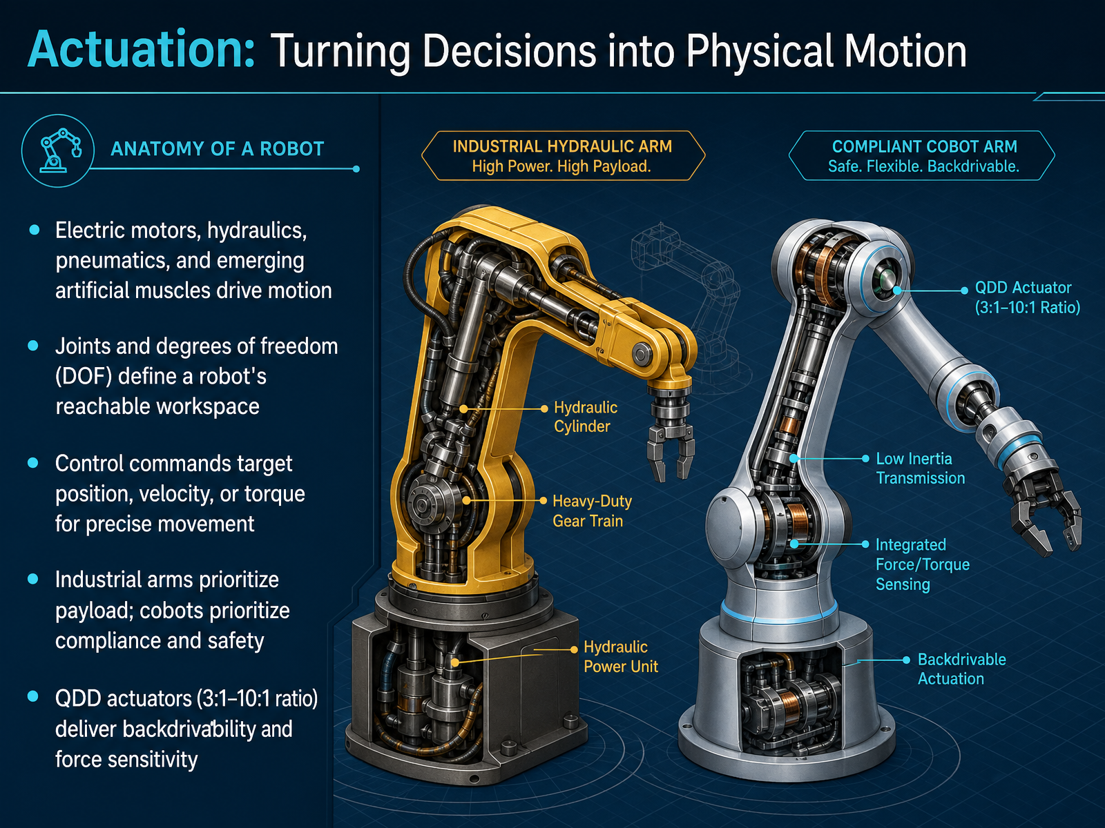 Actuation: Turning Decisions into Physical Motion