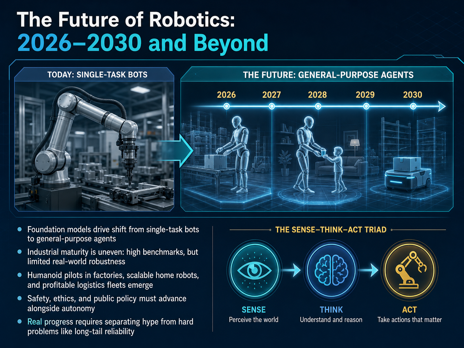 The Future of Robotics: 2026–2030 and Beyond