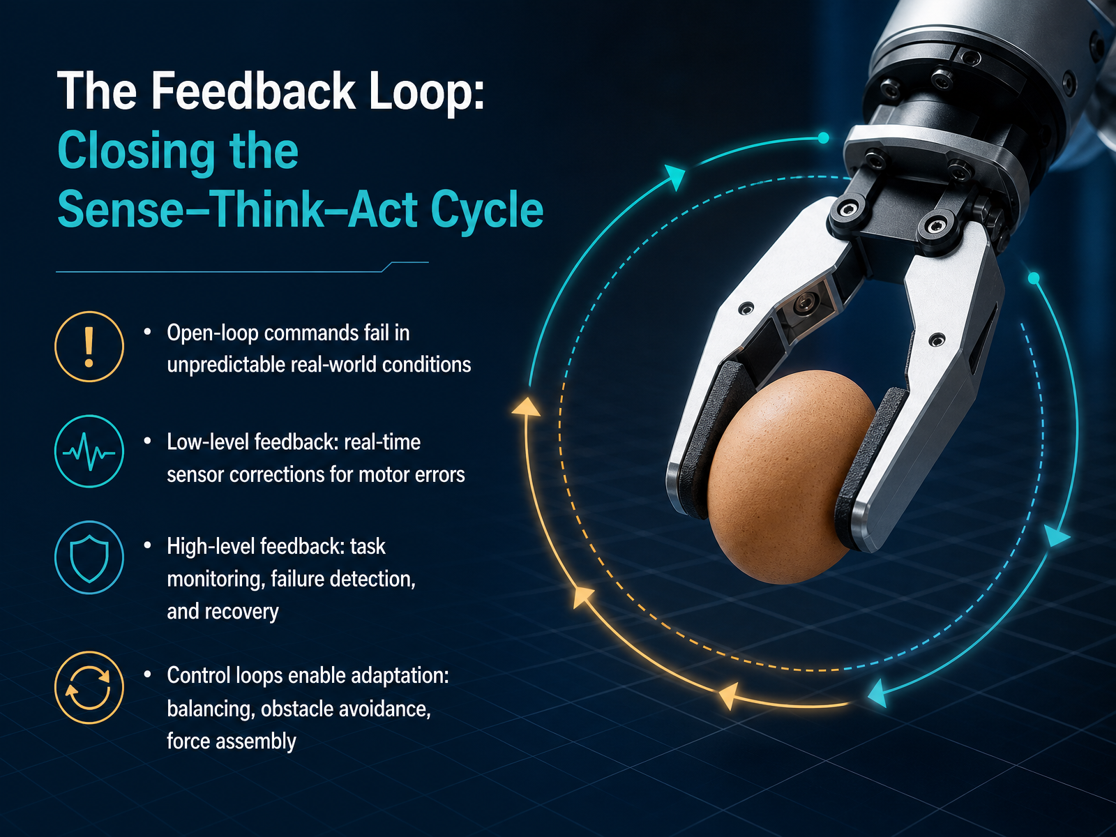 The Feedback Loop: Closing the Sense–Think–Act Cycle