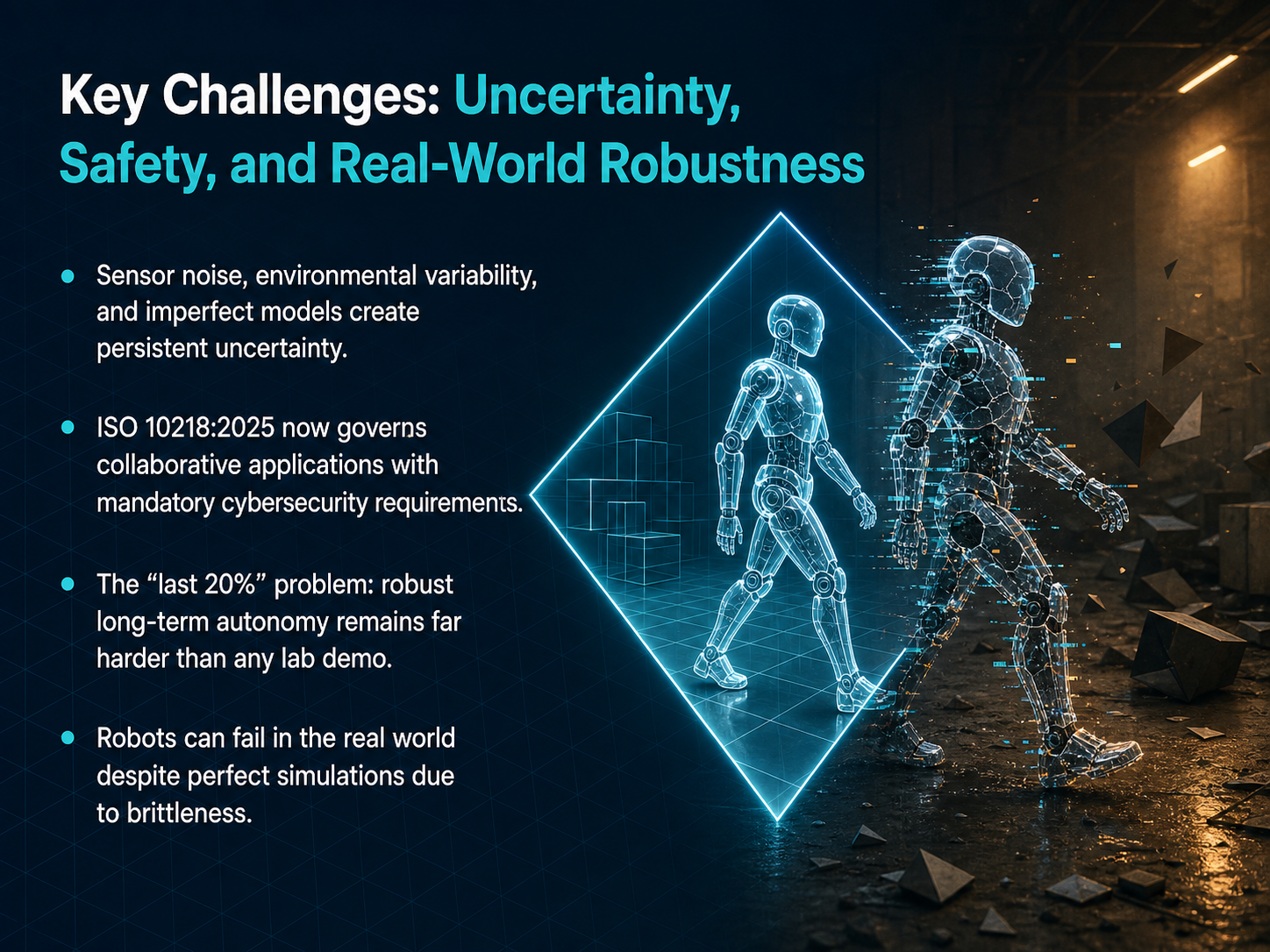 Key Challenges: Uncertainty, Safety, and Real-World Robustness