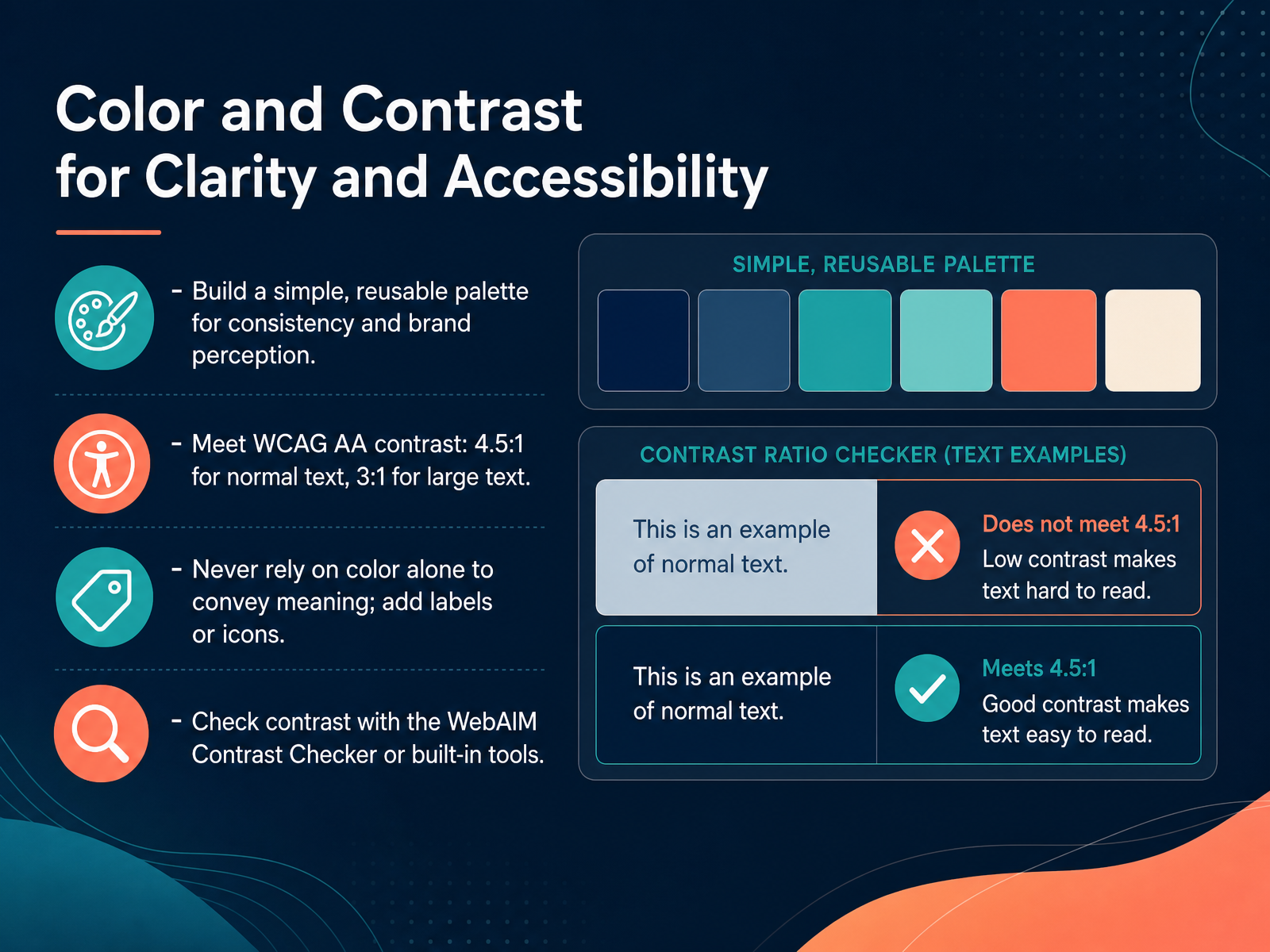 Color and Contrast for Clarity and Accessibility