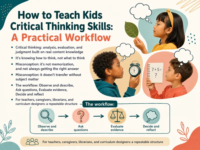 Teaching Kids Critical Thinking Skills — digital-human course