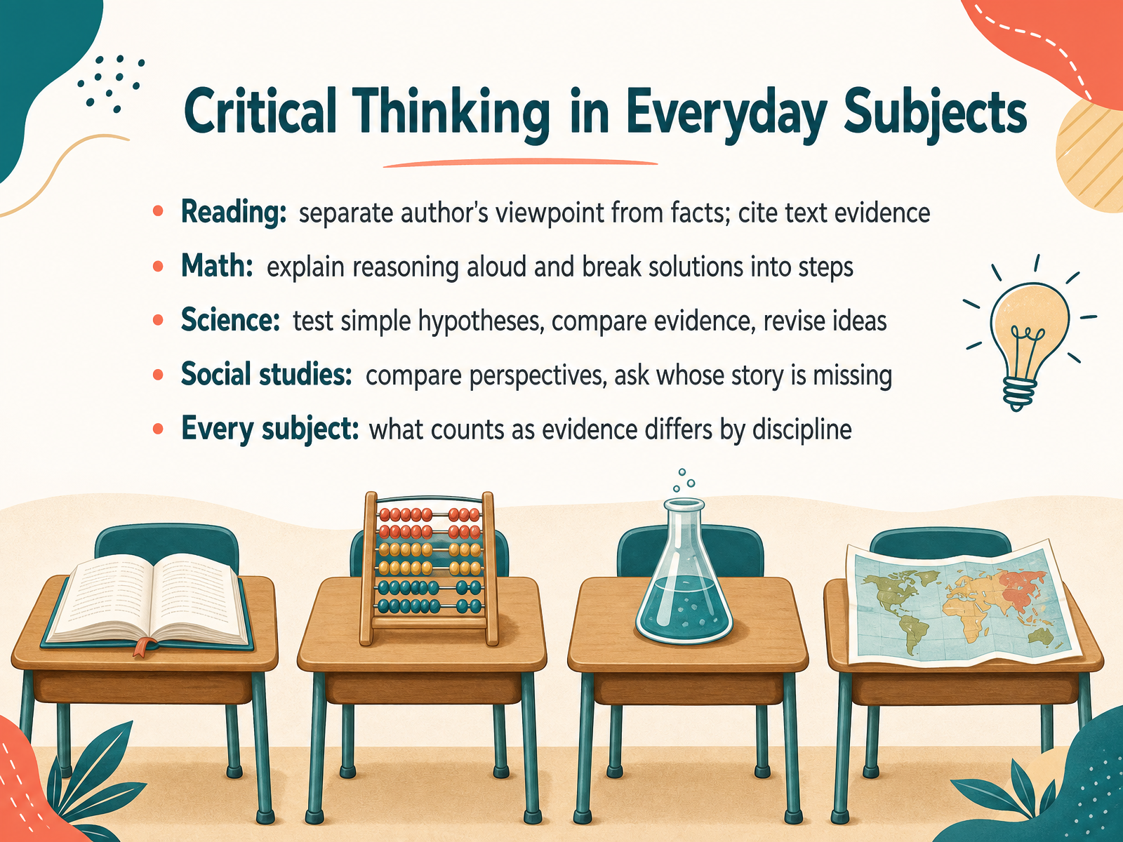 Critical Thinking in Everyday Subjects