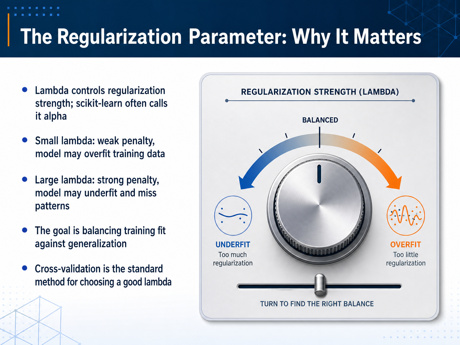 The Regularization Parameter: Why It Matters