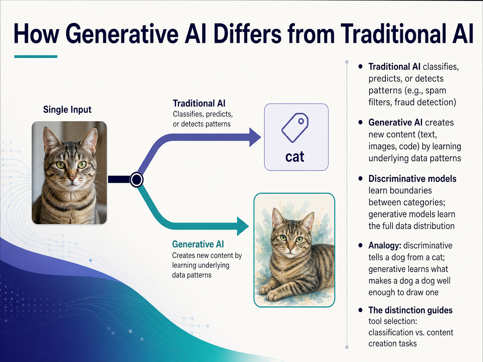 How Generative AI Differs from Traditional AI