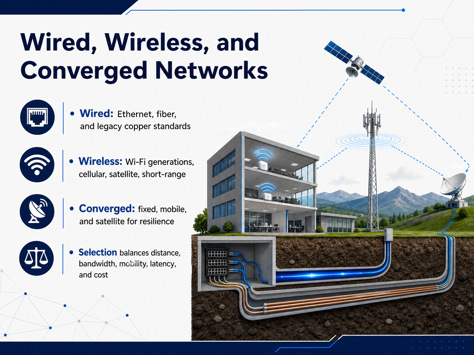 Wired, Wireless, and Converged Networks
