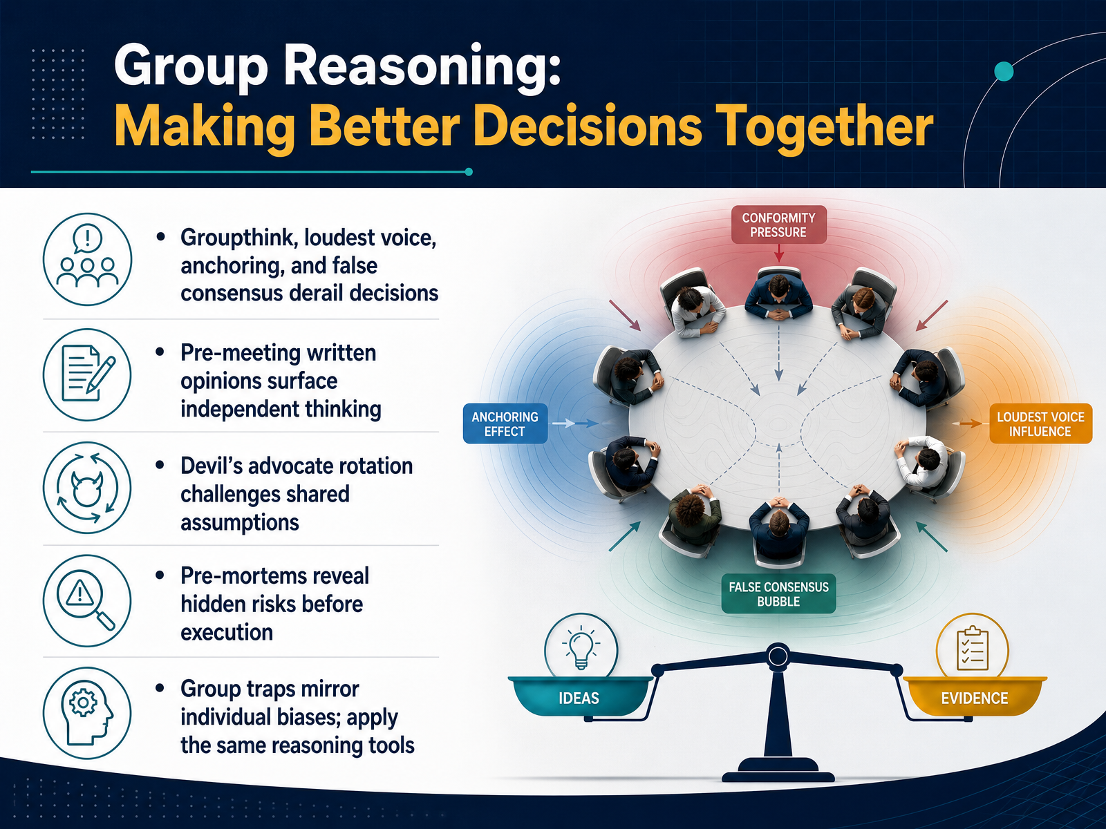 Group Reasoning: Making Better Decisions Together