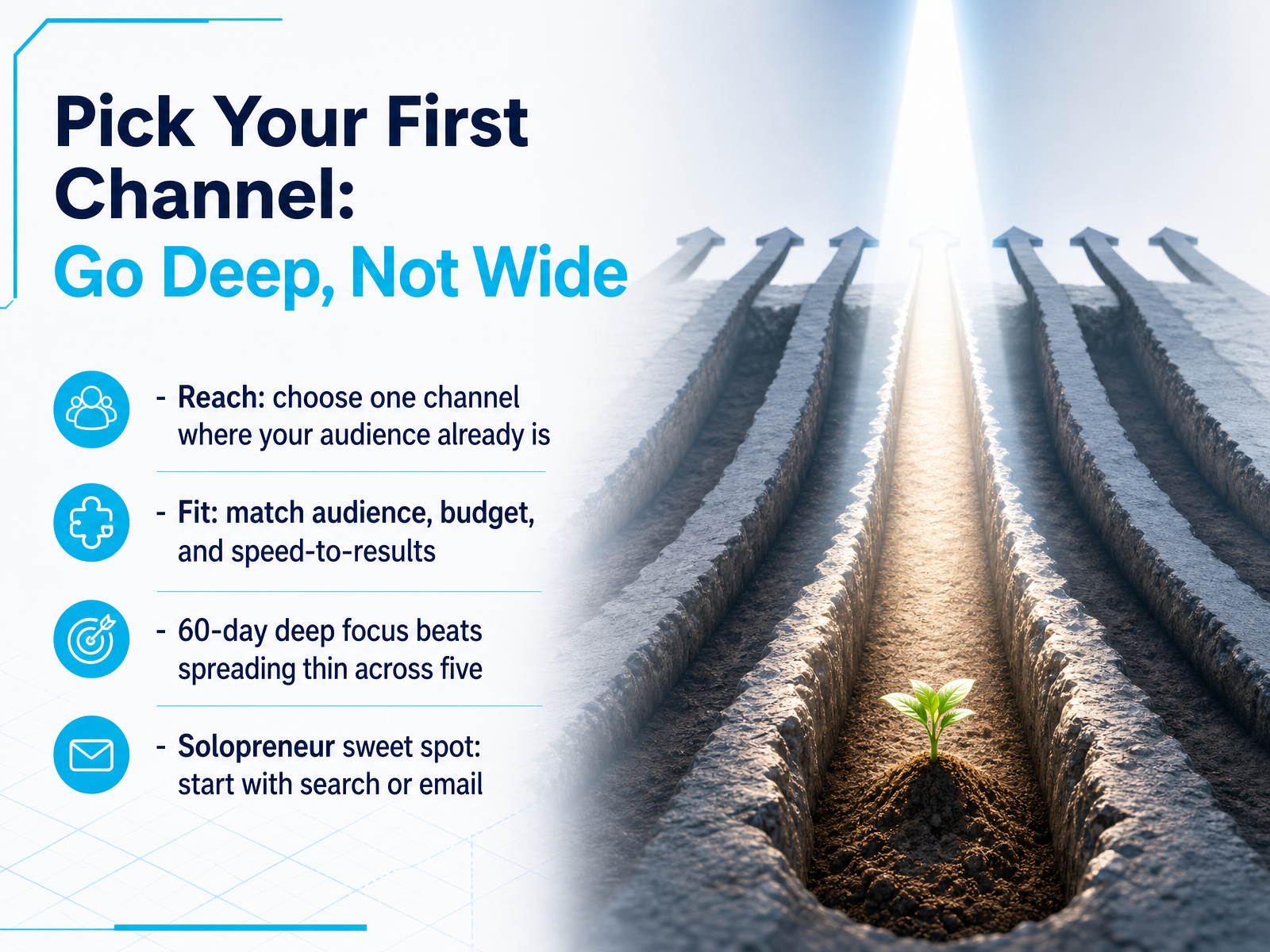 Pick Your First Channel: Go Deep, Not Wide