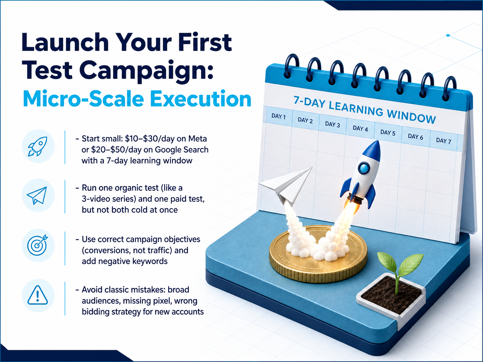 Launch Your First Test Campaign: Micro-Scale Execution