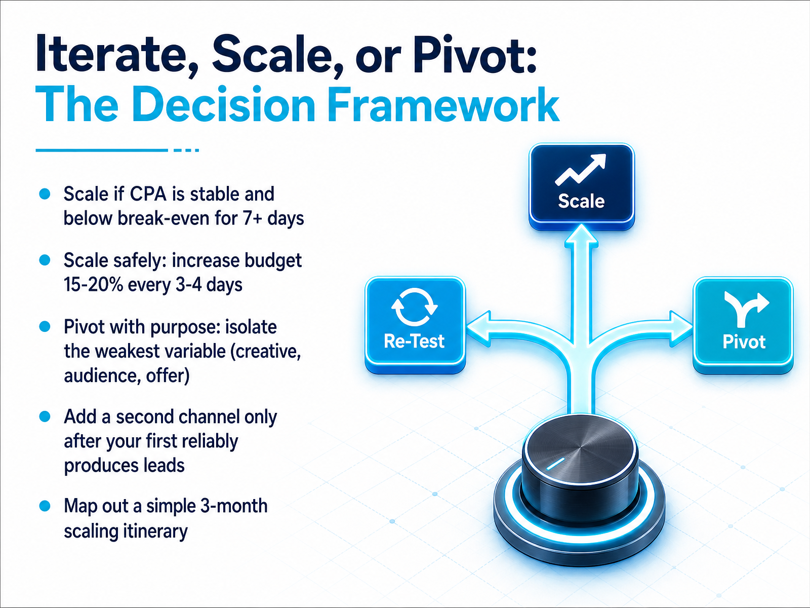 Iterate, Scale, or Pivot: The Decision Framework