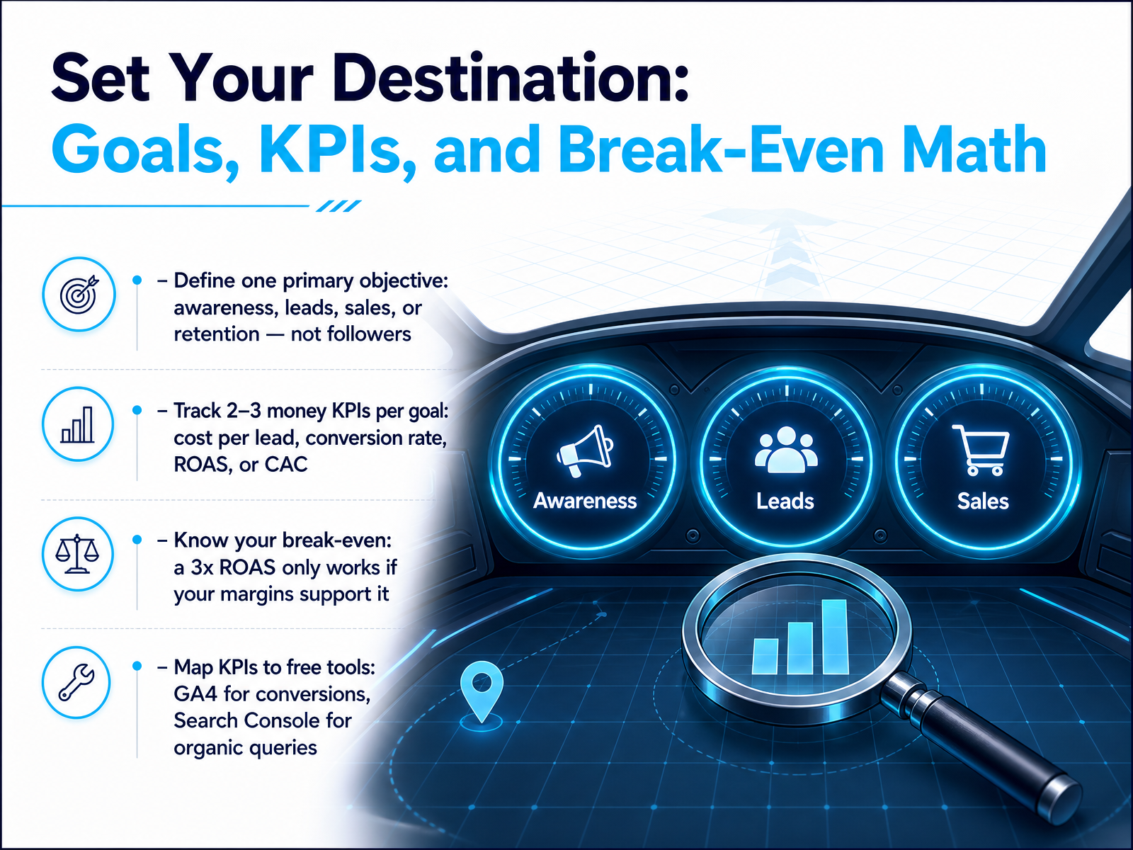 Set Your Destination: Goals, KPIs, and Break-Even Math