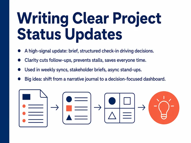Clear Project Status Updates — digital-human course