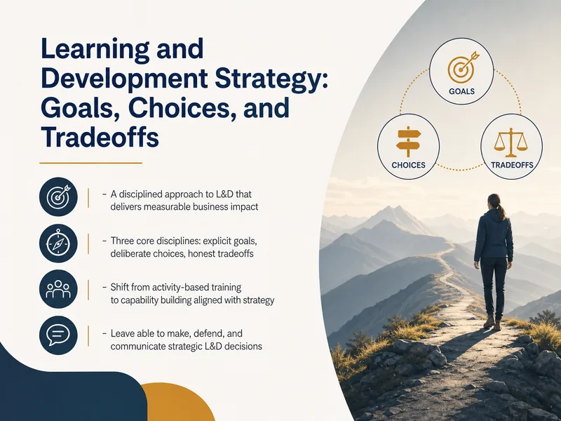 L&D Strategy: Goals and Tradeoffs — digital-human course