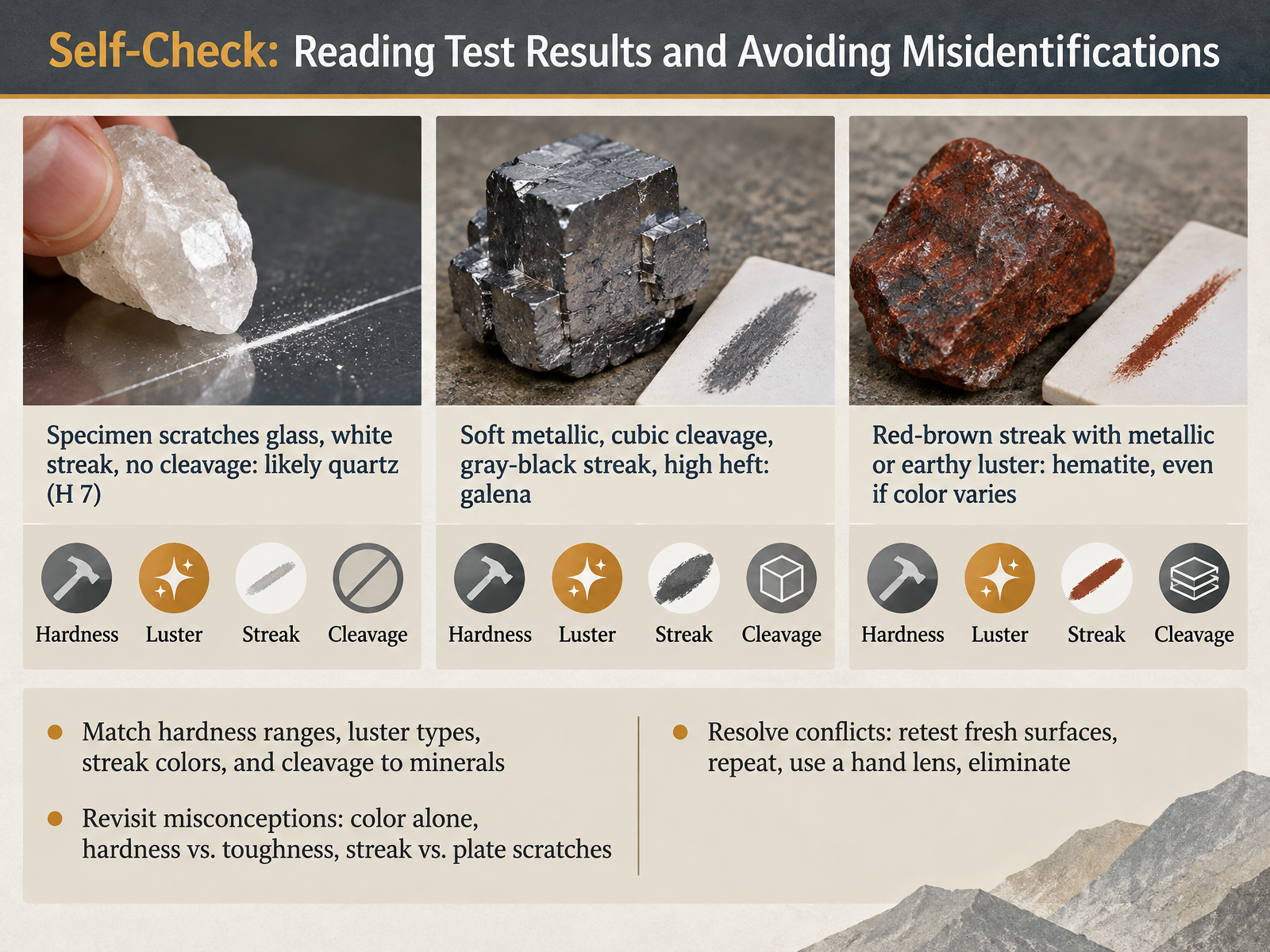 Self-Check: Reading Test Results and Avoiding Misidentifications