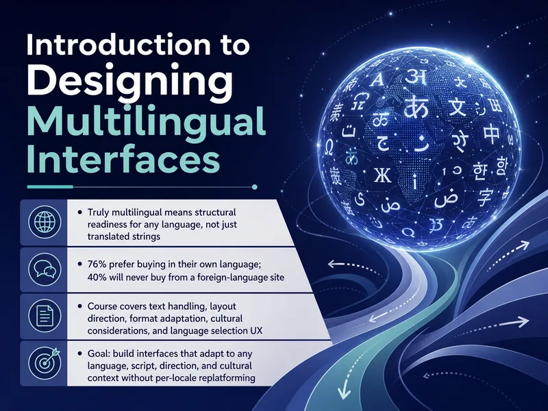 Multilingual Interface Design — digital-human course
