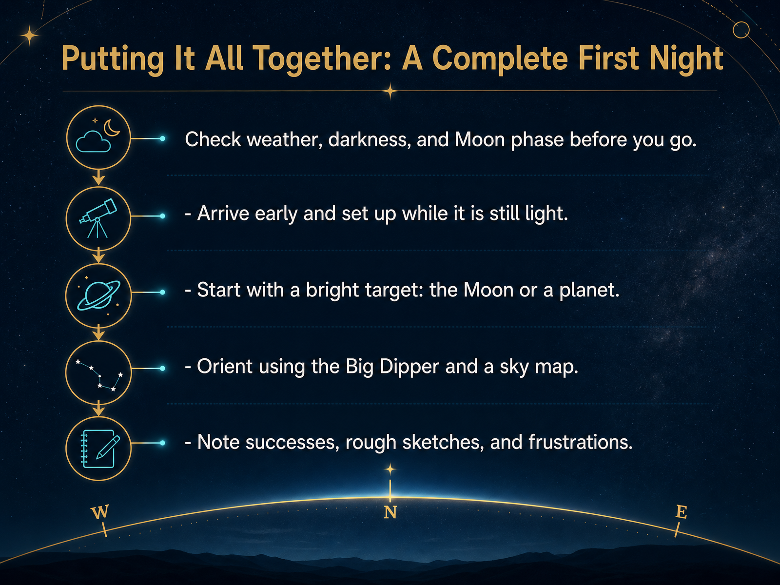 Putting It All Together: A Complete First Night