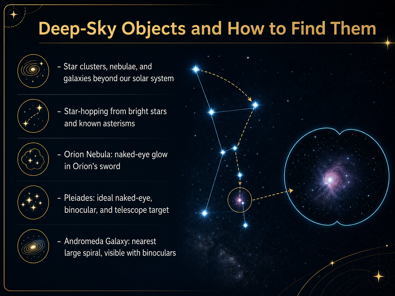 Deep-Sky Objects and How to Find Them